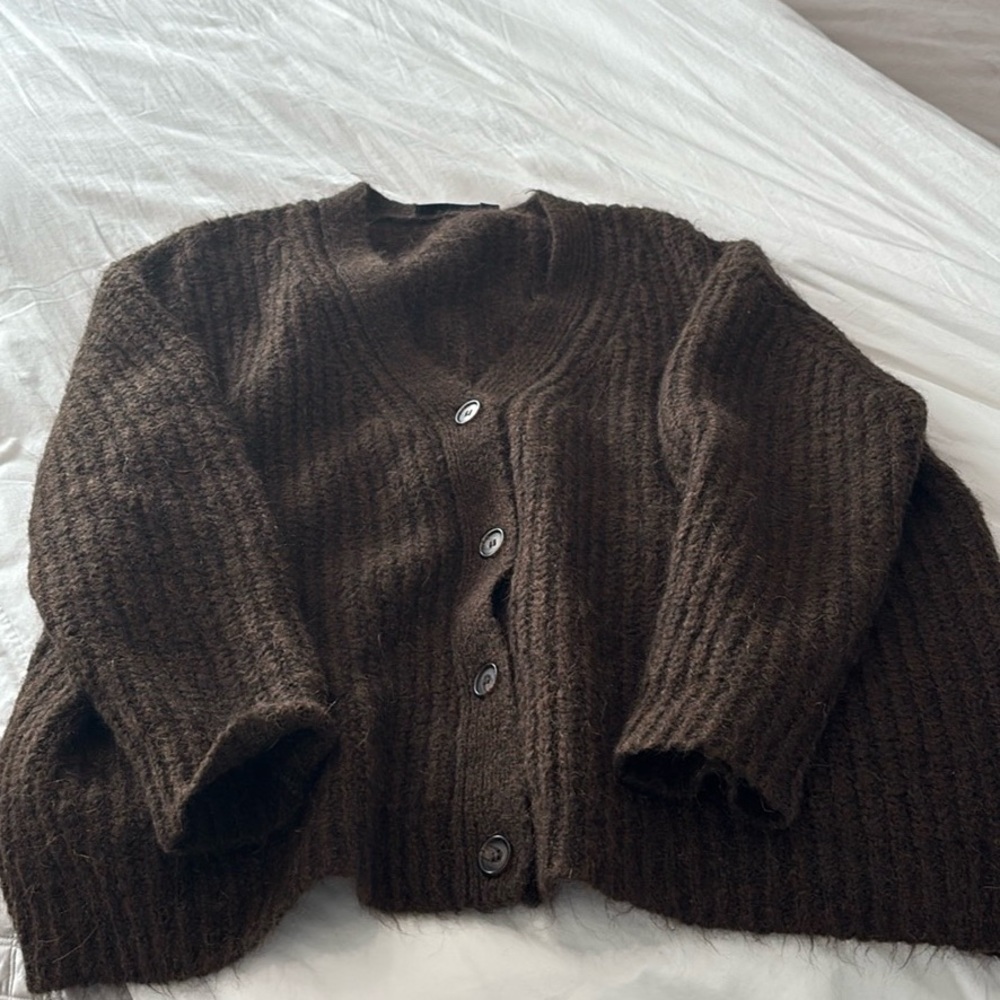 Jenni Kayne Cocoon Cardigan Brown Large